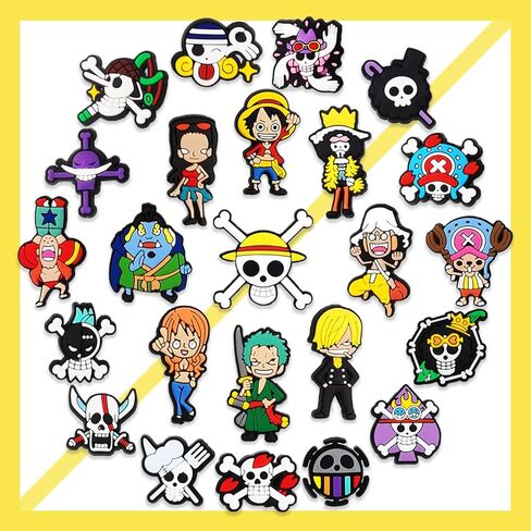 33 قطعة من حلي الاحذية بتصميم انيمي للاولاد والاطفال والمراهقين والبنات، دبابيس احذية انيمي مصنوعة من بلاستيك بي في سي، مجموعة دلايات لتزيين الاحذية واكسسوارات الاحذية in Kuwait