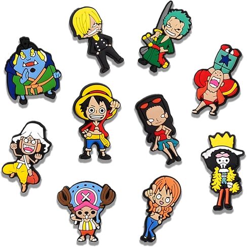 33 قطعة من حلي الاحذية بتصميم انيمي للاولاد والاطفال والمراهقين والبنات، دبابيس احذية انيمي مصنوعة من بلاستيك بي في سي، مجموعة دلايات لتزيين الاحذية واكسسوارات الاحذية in Kuwait