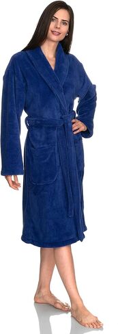 TowelSelections Women's Super Soft Plush Bathrobe Fleece Spa Robe Made in Turkey in Kuwait