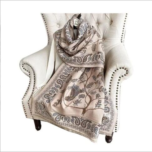 Womens Winter Fashion Large Soft Cashmere Feel Pashmina Shawls Wraps Scarf in Kuwait