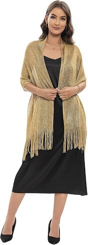 EIFABF Silver Shawl Silver Wraps For Evening Dresses Gold Shawls And Wraps For Evening Dresses Silver Shawls And Wraps in Saudi Arabia