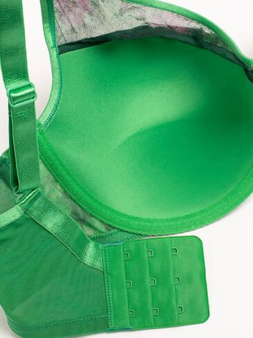 حمالة صدر نسائية متعرجة كوتور مثيرة ذات شبكة شفافة بالإضافة إلى حجم تي شيرت يغرق in Kuwait