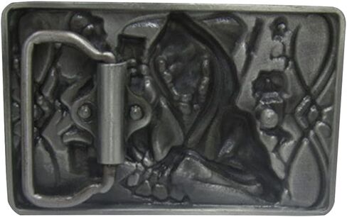 Skull Head Dice Poker Western Cowboy Vintage Punk Rock Skull Belt Buckle Gift for family or friends in Saudi Arabia