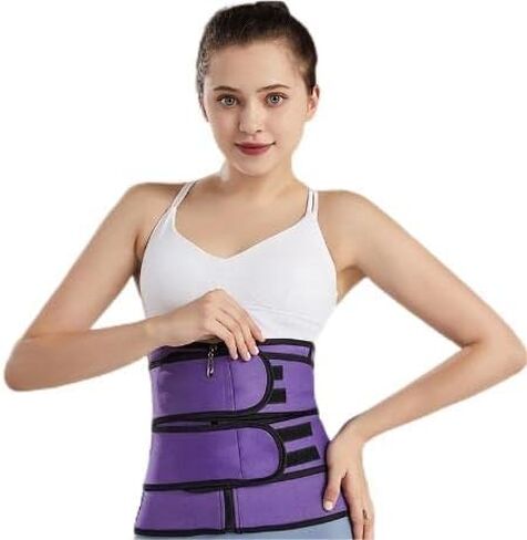 DDFS Corset Women's Body Shaper Seamless Sweat Sports Black Workout Waist Trainer in Saudi Arabia