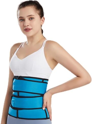 DDFS Corset Women's Body Shaper Seamless Sweat Sports Black Workout Waist Trainer in Saudi Arabia