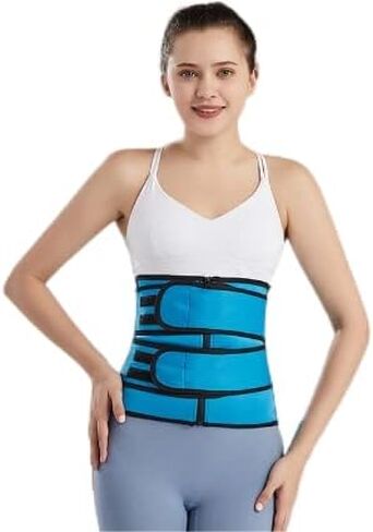 DDFS Corset Women's Body Shaper Seamless Sweat Sports Black Workout Waist Trainer in Saudi Arabia