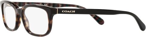 Coach HC6174 Prescription Eyewear Frames, Dark Tortoise/Demo Lens, 52 mm in Saudi Arabia