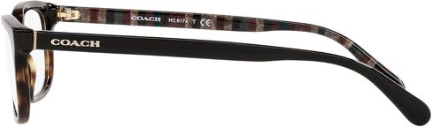 Coach HC6174 Prescription Eyewear Frames, Dark Tortoise/Demo Lens, 52 mm in Saudi Arabia