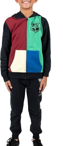 Bioworld Harry Potter Hogwarts Colors and Crest Youth Boys Zip Hoodie and Jogger Pants in Saudi Arabia