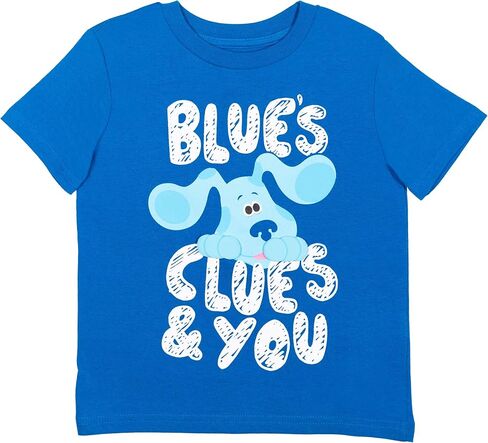 طقم تي شيرت قصير الأكمام للأولاد من Nickelodeon Blue's Clues وشورت شبكي in Saudi Arabia
