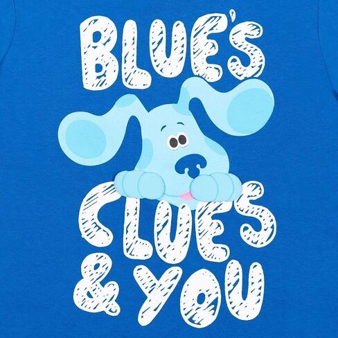 طقم تي شيرت قصير الأكمام للأولاد من Nickelodeon Blue's Clues وشورت شبكي in Saudi Arabia
