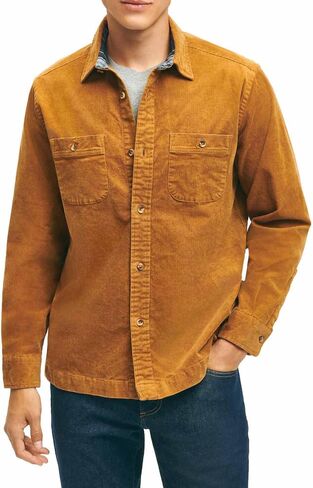 Brooks Brothers Men's Medium Wale Corduroy Shirt Jacket in Saudi Arabia