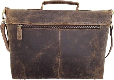 حقيبة كمبيوتر محمول من الجلد مقاس 16 بوصة من KomalC للرجال والنساء، أفضل حقيبة للمكتب والمدرسة والكلية in Kuwait