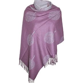 LUXURY CASHMERE SCARF PURPLE GREY MULBERRY TREE PRINT REVERSABLE SUPER SOFT SUMMER WINTER SPRING SCARF UNISEX TRENDY PREMIUM QUALITY SCARFGIFT FOR HER HIM HER EVERYONE in Kuwait