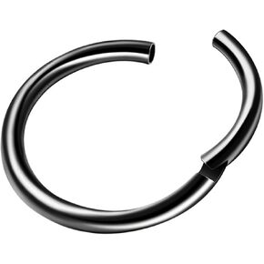 SHOWNICE G23 Titanium Piercing Nose Rings Helix Body Piercings,ASTM F-136 Titanium Earrings Pave Face Daith Piercing Body Jewelry
