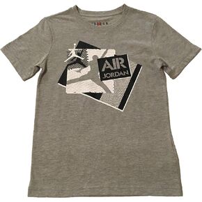 Jordan Air Boys' T-Shirt Dark Grey Heather Size Small (8-10 Years) in Saudi Arabia