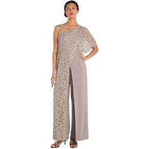 R&M Richards Womens Cocktail Jumpsuit