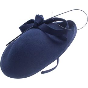 Lawliet Womens 1950s Wool Felt Saucer Headpiece Fascinator Cocktail Hat A570