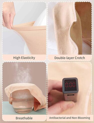 Daydance Girl's Women's Ballet Briefs Tan Cotton Seamless Dance Underwear for Gymnastics, Daily Life in Kuwait