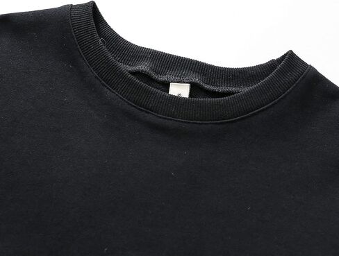 Amazhiyu Women’s Cropped Hoodie Pullover Long Sleeve Crewneck Crop Tops Oversize Fit in Kuwait