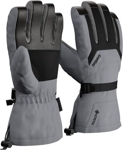 قفازات Gordini الرجالية Gore-Tex للطقس البارد والرياح على الجليد والتزلج، أشرطة قابلة للتعديل تحافظ على الدفء المعزول المقاوم للماء لفصل الشتاء in Saudi Arabia