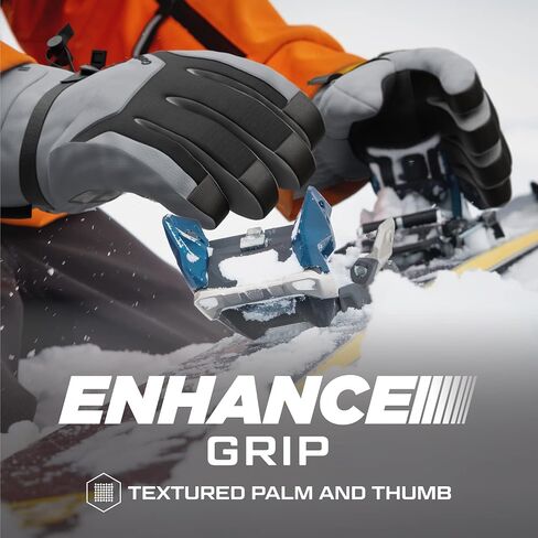 قفازات Gordini الرجالية Gore-Tex للطقس البارد والرياح على الجليد والتزلج، أشرطة قابلة للتعديل تحافظ على الدفء المعزول المقاوم للماء لفصل الشتاء in Saudi Arabia