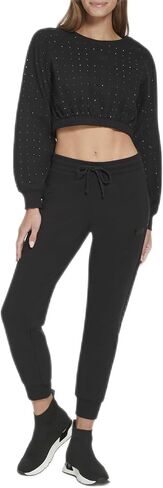 DKNY Women's Metallic Logo Everyday Joggers in Saudi Arabia