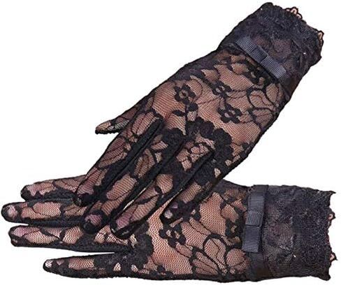 Lobagve Van Caro Womens Ice Silk Summer Driving Gloves Touchscreen Sunscreen Gloves in Kuwait