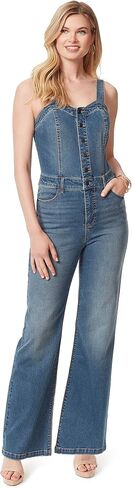 Jessica Simpson Womens Constance Sweetheart Denim Overall in Saudi Arabia