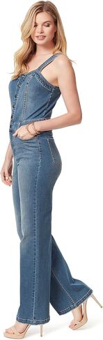 Jessica Simpson Womens Constance Sweetheart Denim Overall in Saudi Arabia
