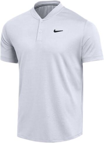 Nike Mens DRI-FIT Blade Polo (Large, White) in Saudi Arabia
