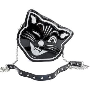 Sourpuss Jinx The Cat Purse, Black in Kuwait