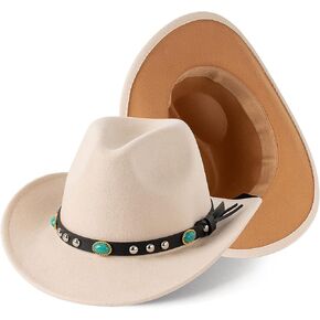 قبعات راعية البقر الغربية ذات لونين للرجال والنساء من Lisianthus in Kuwait