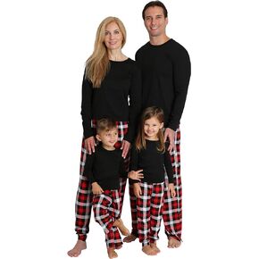 أطقم بيجامات عائلية متطابقة للرجال من Dreamwave لعطلة عيد الميلاد ذات مربعات L in Kuwait