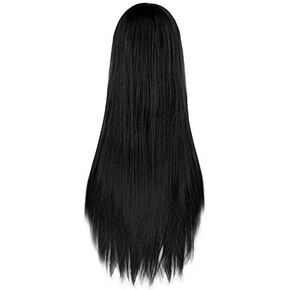 Rbenxia 32'' Women's Cosplay Wig Hair Wig Long Straight Costume Party Full Wigs Black in Kuwait