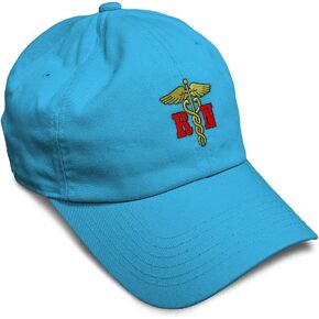 Soft Baseball Cap Rn Logo Embroidery Nurse Rn Twill Cotton Chaplain Cross Dad Hats for Men & Women