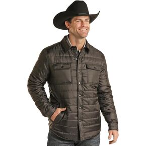 Rock & Roll Denim Mens Solid Light Quilted Jacket in Kuwait