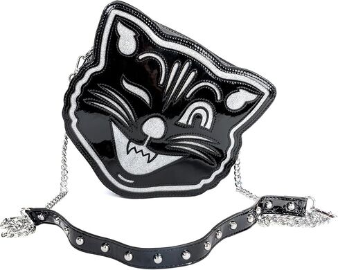 Sourpuss Jinx The Cat Purse, Black in Kuwait
