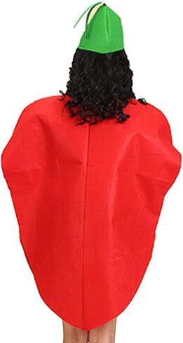 La moriposa Unisex Kids Halloween Pumpkin Strawberry Apple Watermelon Tree Costume Dress Set Fruits Costume Suit with Hat in Saudi Arabia