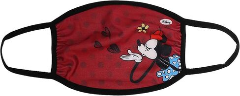 كونسبت ون قناع وجه منقط وكيسز بتصميم ميني ماوس من ديزني، متعدد الالوان، قطعة واحدة (عبوة من قطعة واحدة) in Kuwait