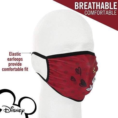 كونسبت ون قناع وجه منقط وكيسز بتصميم ميني ماوس من ديزني، متعدد الالوان، قطعة واحدة (عبوة من قطعة واحدة) in Kuwait