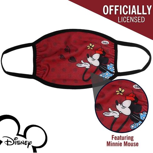كونسبت ون قناع وجه منقط وكيسز بتصميم ميني ماوس من ديزني، متعدد الالوان، قطعة واحدة (عبوة من قطعة واحدة) in Kuwait