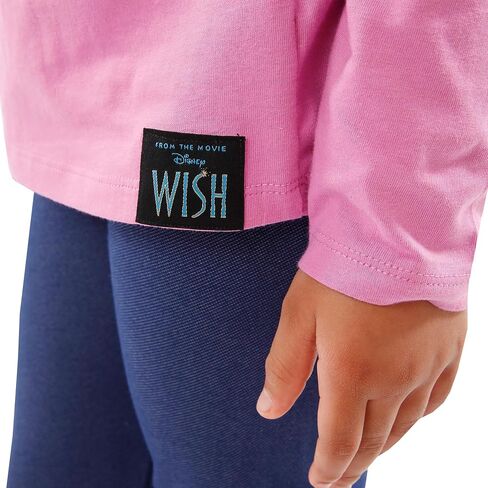 Disney Wish Girls Top And Leggings Set | Asha And Wish Coordinating Outfit | Girls' Clothing Sets in Saudi Arabia