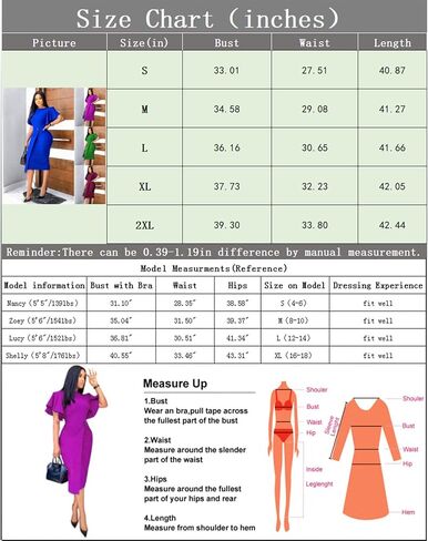 فستان Yanfoam نسائي أنيق بأكمام مكشكشة Bodycon Peplum للعمل الرسمي للعمل in Kuwait