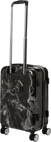 BEBE Luggage Reyna Hardside Carry-on Spinner, Black Marble, One Size in Saudi Arabia