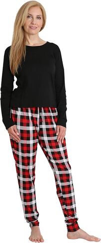 أطقم بيجامات عائلية متطابقة للرجال من Dreamwave لعطلة عيد الميلاد ذات مربعات L in Kuwait