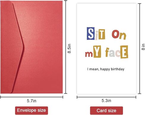 SuperShunhu Funny Greeting Card, Texts to Mom, Ideal Mother’s Day Gift, 8 x 5.7 inches, Modern, Cardstock, Premium Red Envelope in Kuwait