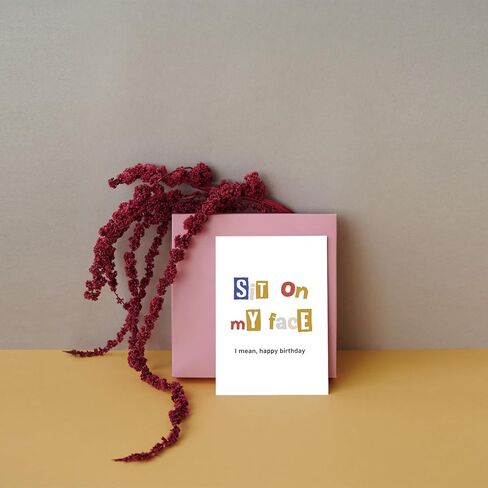 SuperShunhu Funny Greeting Card, Texts to Mom, Ideal Mother’s Day Gift, 8 x 5.7 inches, Modern, Cardstock, Premium Red Envelope in Kuwait