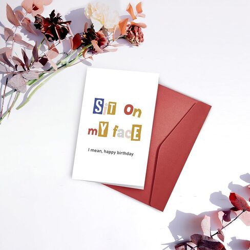 SuperShunhu Funny Greeting Card, Texts to Mom, Ideal Mother’s Day Gift, 8 x 5.7 inches, Modern, Cardstock, Premium Red Envelope in Kuwait