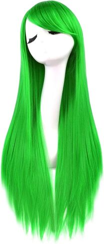 Rbenxia 32'' Women's Cosplay Wig Hair Wig Long Straight Costume Party Full Wigs Black in Saudi Arabia